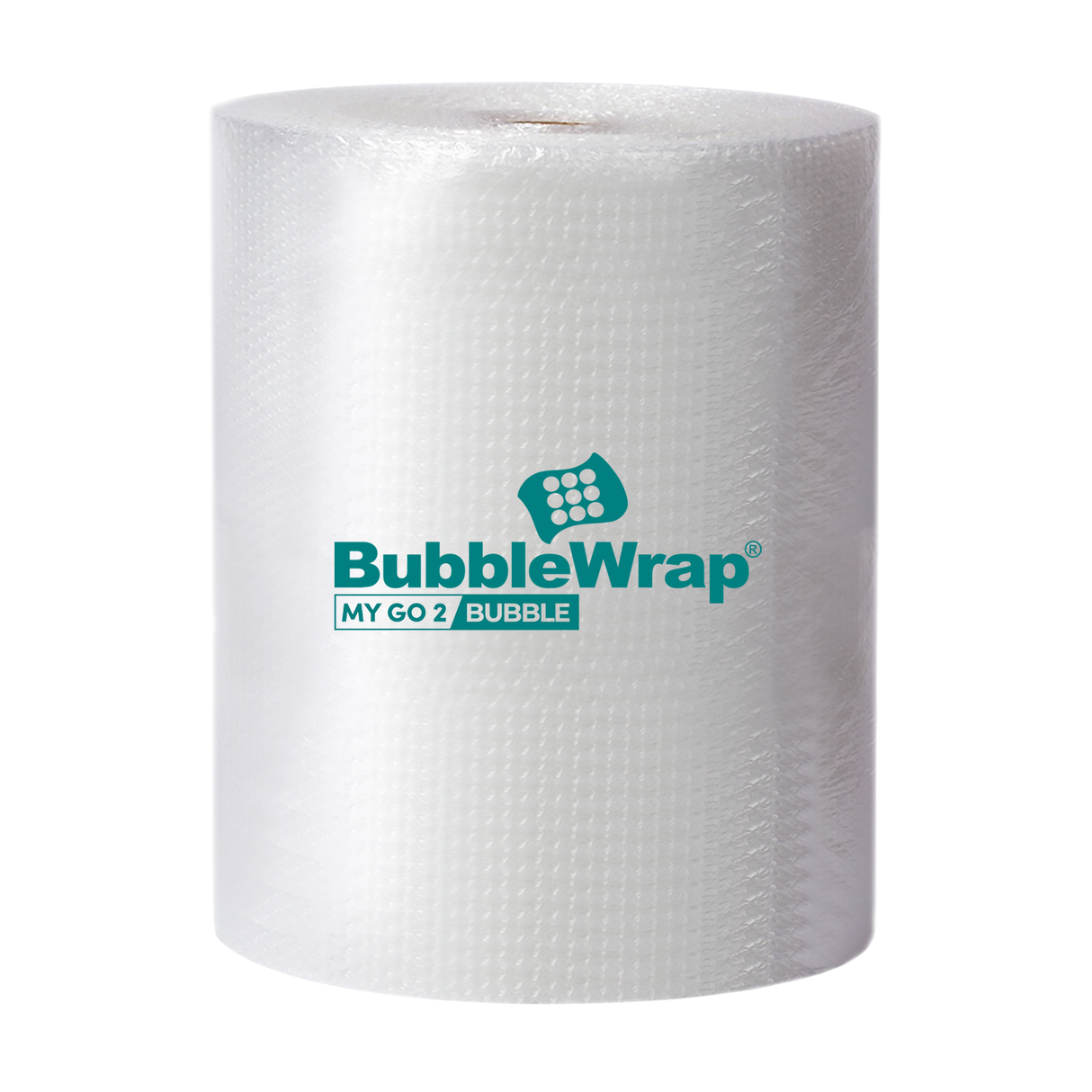 1 Roll of 24" Small Bubble Wrap with My Go 2 Bubble on a white background