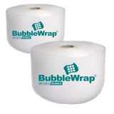 2 Rolls of Small Bubble Wrap with My Go 2 Bubble on a white background
