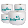 4 Rolls of Small Bubble Wrap with My Go 2 Bubble on a white background