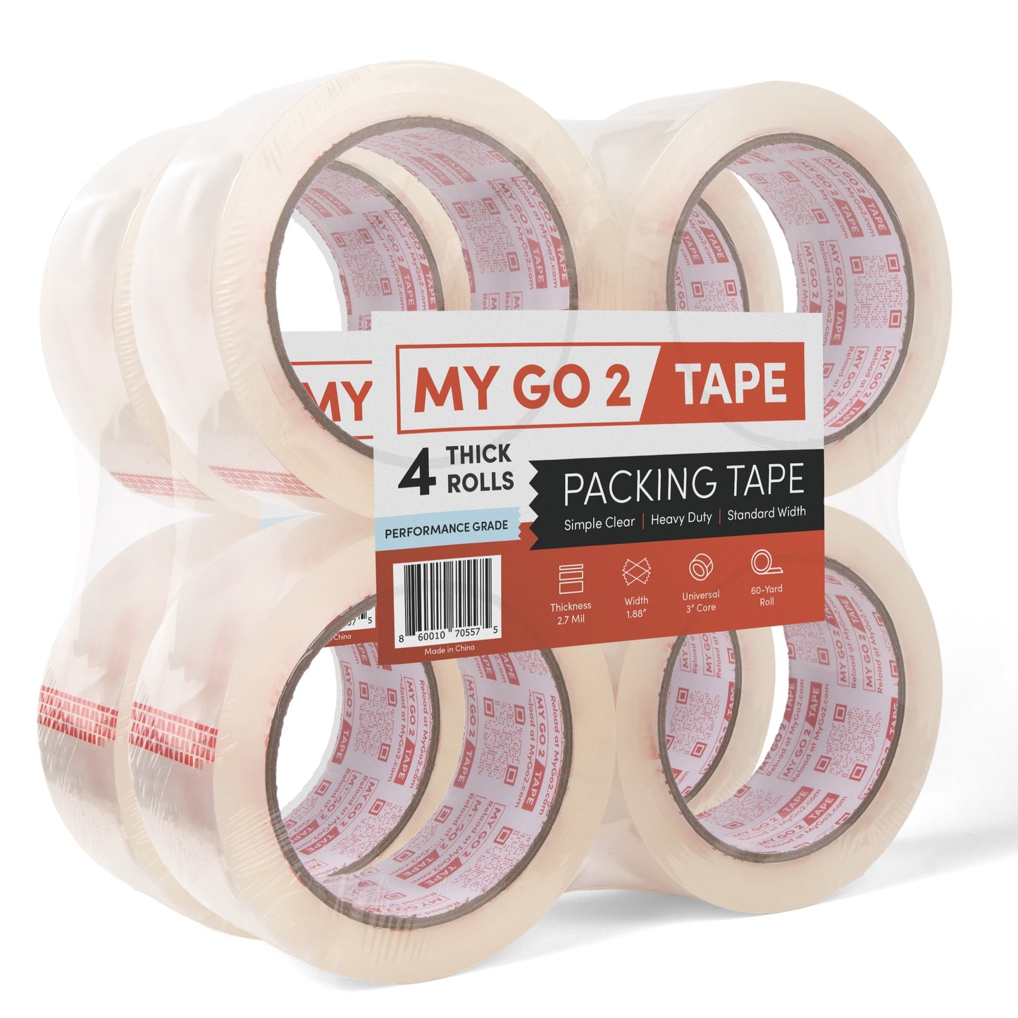 Standard Width, Performance Grade Packing Tape