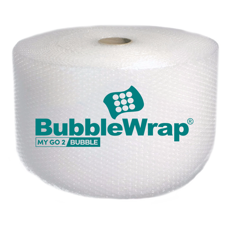 1 Roll of Small Bubble Wrap with My Go 2 Bubble on a white background